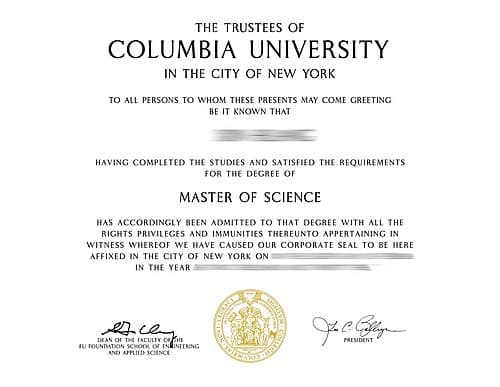 Master of Science