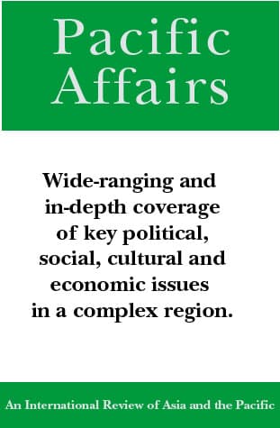 Pacific Affairs